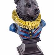 Gentry Bear Bust on Square Base  